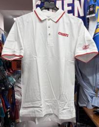 カンザスシティ チーフス ヴィンテージ リーボック サイドライン ポロシャツ(白) / Kansas City Chiefs