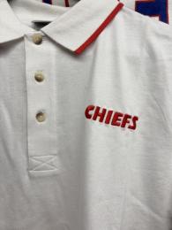 カンザスシティ チーフス ヴィンテージ リーボック サイドライン ポロシャツ(白) / Kansas City Chiefs