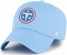 テネシー タイタンズ '47BRAND ( フォーティーセブンブランド ) NFL レガシー クリーンアップ スラウチ CAP (ライトブルー)※2026新ロゴ版/ Tennessee Titans