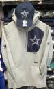 ダラス カウボーイズ ナイキ '2017 サイドライン フライ フリース プルオーバー パーカー (コットン版) (グレー)/ Dallas Cowboys