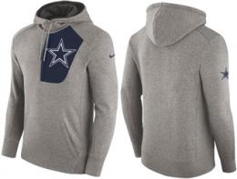 ダラス カウボーイズ ナイキ '2017 サイドライン フライ フリース プルオーバー パーカー (コットン版) (グレー)/ Dallas Cowboys