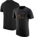 アイオワ ホークアイズ ナイキ ヴィンテージ ロゴ トリブレンド Tシャツ(霜降り黒)/ Iowa Hawkeyes