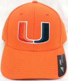 マイアミ・ハリケーンズ グッズ アディダス NCAA ベーシックロゴ CAP (オレンジ) / Miami Hurricanes