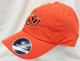 オクラホマステイト・カウボーイズ グッズ カレッジ プライマリーロゴ スラウチ キャップ (オレンジ) / Oklahoma State Cowboys CAP