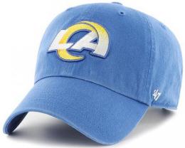 ロサンゼルス ラムズ '47BRAND ( フォーティーセブンブランド ) NFL レガシー クリーンアップ スラウチ CAP (ロイヤル)/ Los Angeles Rams