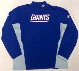 ニューヨーク ジャイアンツ リーボック '2009 コーチズ長袖モックタートル(青)/ New York Giants