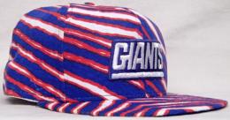 New York Giants Zubaz Vintage SnapBack Cap by AJD CAP CORP Made In USA