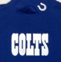 インディアナポリス コルツ リーボック '2009 コーチズ長袖モックタートル(青)/ Indianapolis Colts