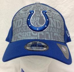 インディアナポリス コルツ ニューエラ NFL '14 サイドライン ドラフト サーティーナインサーティー フレックス キャップ / Indianapolis Colts