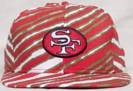 San Francisco 49ers Zubaz Vintage SnapBack Cap by AJD CAP CORP Made In USA