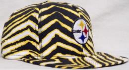 Pittsburgh Steelers Zubaz Vintage SnapBack Cap by AJD CAP CORP Made In USA