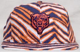 Chicago Bears Zubaz Vintage SnapBack Cap by AJD CAP CORP Made In USA