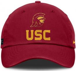 USC  トロージャンズ ナイキ '25 サイドライン スラウチ CAP(カーディナル)※トロージャンロゴ版/ USC Trojans