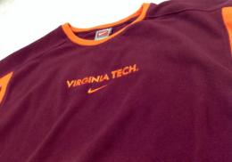 バージニアテック ホーキーズ ナイキ サイドライン コーチズフリース3(THERMA FIT版) (マルーン)/ Virginia Tech Hokies