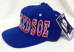 Drew Bledsoe New England Patriots Starter Vintage Snapback Cap NFL PRO LINE (Blue)