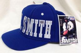 Emmitt Smith Dallas Cowboys Starter Vintage Snapback Cap NFL PRO LINE (Blue)