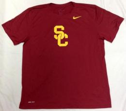 USC トロージャンズ ナイキ サイドライン BL Tシャツ (ドライフィット版) (カーディナル)/ USC Trojans