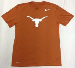 テキサス ロングホーンズ ナイキ サイドライン BL Tシャツ (ドライフィット版) (ダークオレンジ)/ Texas Longhorns