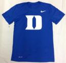 デューク ブルーデビルズ ナイキ サイドライン BL Tシャツ (ドライフィット版) (青)/ Duke Blue Devils