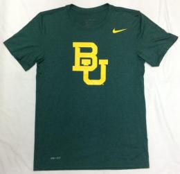 ベイラー ベアーズ ナイキ サイドライン BL Tシャツ (ドライフィット版) (緑)/ Baylor Bears