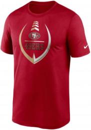サンフランシスコ フォーティーナイナーズ ナイキ アイコン レジェンド Tシャツ (ドライフィット版) (スカーレット) / San Francisco 49ers