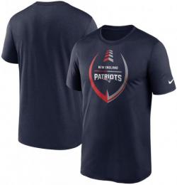 ニューイングランド ペイトリオッツ ナイキ アイコン レジェンド Tシャツ (ドライフィット版) (紺) / New England Patriots