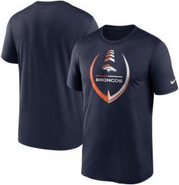 デンバー ブロンコス ナイキ アイコン レジェンド Tシャツ (ドライフィット版) (紺) / Denver Broncos