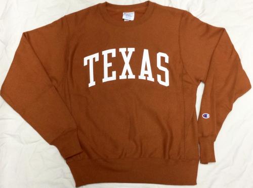 【リバースウィーブ】Champion TEXAS テキサス スウェット M