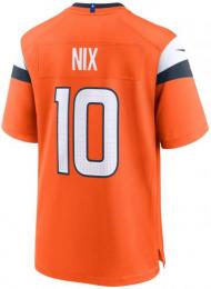 ボー・ニックス デンバー ブロンコス ナイキ ゲームジャージ (オレンジ)/ Bo Nix Denver Broncos