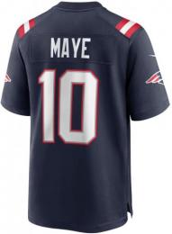 ドレイク・メイ ニューイングランド ペイトリオッツ ナイキ ゲームジャージ (紺)/ Drake Maye New England Patriots