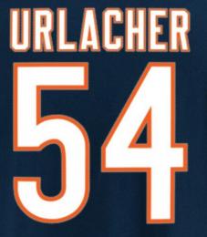 ブライアン・アーラッカー シカゴ ベアーズ グッズ マジェスティック NFL殿堂入り プレイヤーナンバー両面Tシャツ3 (紺)/ Chicago Bears