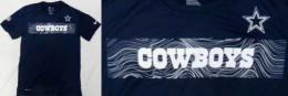 ダラス カウボーイズ ナイキ '2018 サイドライン セイスミック ドライフィットTシャツ (紺)/ Dallas Cowboys