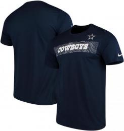ダラス カウボーイズ ナイキ '2018 サイドライン セイスミック ドライフィットTシャツ (紺)/ Dallas Cowboys