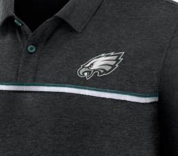 フィラデルフィア イーグルス グッズ ナイキ '20 サイドライン アーリーシーズン ポロシャツ (ドライフィット版) (黒) / Philadelphia Eagles