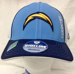 ロサンゼルス チャージャース リーボック '2008 サイドライン ドラフトメッシュ フレックス キャップ / Los Angeles Chargers