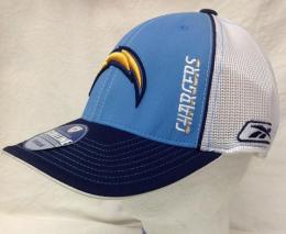 ロサンゼルス チャージャース リーボック '2008 サイドライン ドラフトメッシュ フレックス キャップ / Los Angeles Chargers