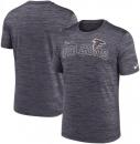 アトランタ ファルコンズ ナイキ '23 アーチ ベロシティ Tシャツ (ドライフィット版) (黒) / Atlanta Falcons