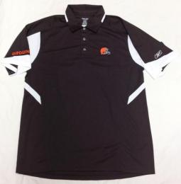 クリーブランド ブラウンズ リーボック '08 サイドライン コーチズポロ(茶)/ Cleveland Browns