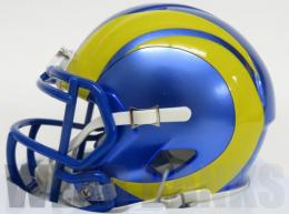 ロサンゼルス・ラムズ リデル レボリューション スピード レプリカ ミニヘルメット 2020〜/ NFL グッズ Los Angeles Rams Revolution Speed Mini Football Helmet 2020〜