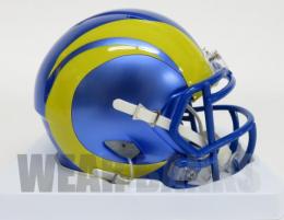 ロサンゼルス・ラムズ リデル レボリューション スピード レプリカ ミニヘルメット 2020〜/ NFL グッズ Los Angeles Rams Revolution Speed Mini Football Helmet 2020〜