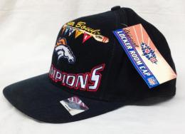 Denver Broncos Logo Athletic Vintage SnapBack Cap " SUPER BOWL XXXII Locker Room "