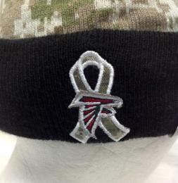 アトランタ ファルコンズ ニューエラ '2015 Salute To Service ボンボンニットキャップ (折有版)/ Atlanta Falcons