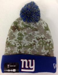 ニューヨーク ジャイアンツ ニューエラ '2015 Salute To Service ボンボンニットキャップ (折有版)/ New York Giants