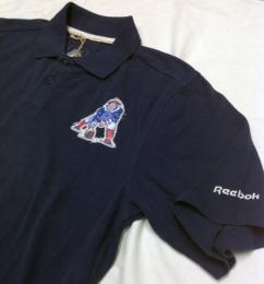 ニューイングランド ペイトリオッツ リーボック ビンテージ ポロシャツ(紺)/ New England Patriots