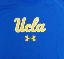 UCLA ブルーインズ グッズ カレッジ アンダーアーマー サイドライン ラグラン BL Tシャツ (ライトブルー)/ UCLA Bruins