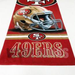 サンフランシスコ・フォーティーナイナース グッズ スペクトル ビーチ タオル(縦長版)/ San Francisco 49ers