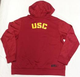 USC トロージャンズ ナイキ '2013 サイドライン KO フルジップ パーカー(カーディナル)/ USC Trojans