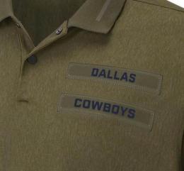 ダラス カウボーイズ グッズ ナイキ '2018 Salute To Service DRI-FIT ポロシャツ (オリーブ)/ Dallas Cowboys