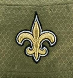 ニューオリンズ セインツ グッズ ニューエラ '2019 Salute To Service バケットハット (オリーブ)/ New Orleans Saints