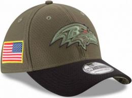 ボルチモア レイブンズ グッズ ニューエラ '2017 Salute To Service デジカモ 39 Thirty FLEX CAP / Baltimore Ravens